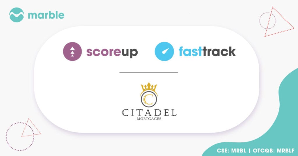 Marble Launches New Partnership With Citadel Mortgages Offering Its Credit Rebuilding Products Score-Up And Fast-Track